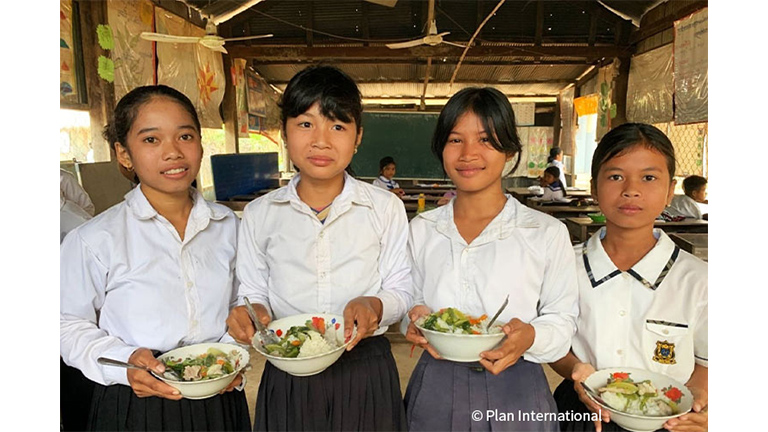 The scene of school meals 2