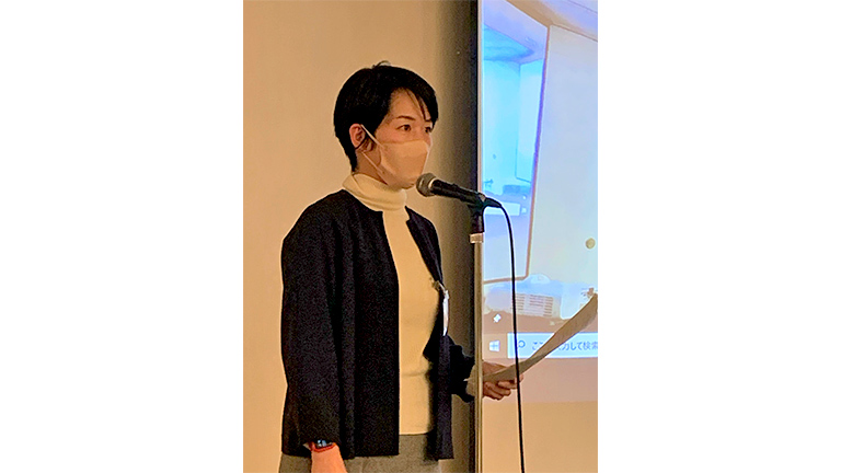 恩田サステナビリティ経営推進部長の祝辞